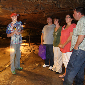 Group On Tour In Perry's Cave
