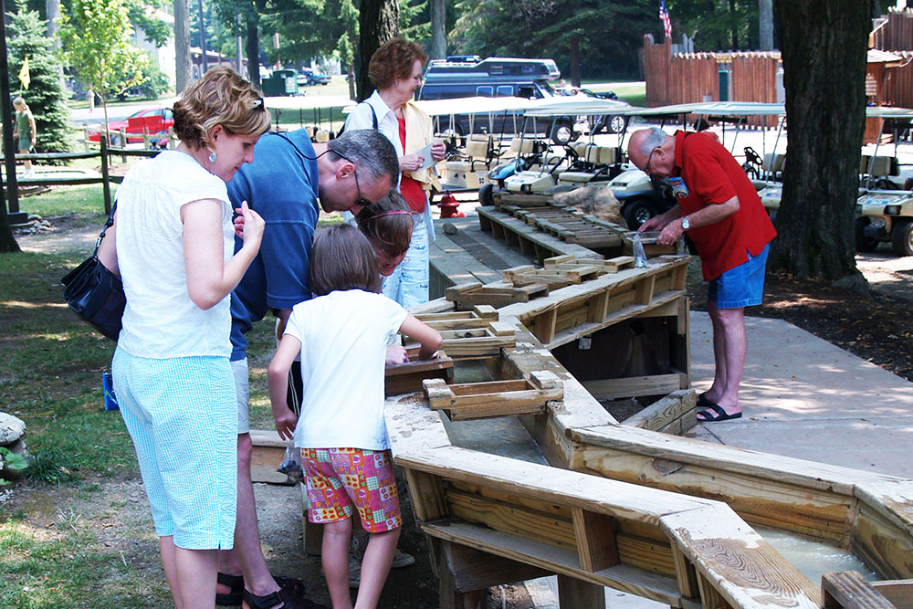 Guests Mining For Gemstones