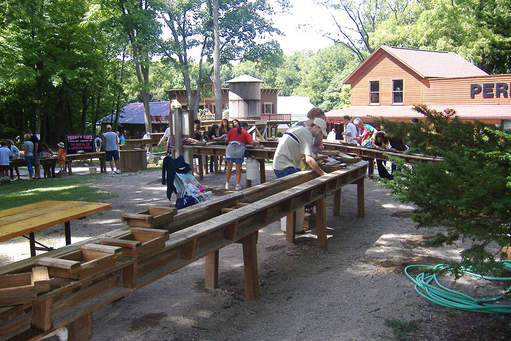 Guests Mining For Gemstones