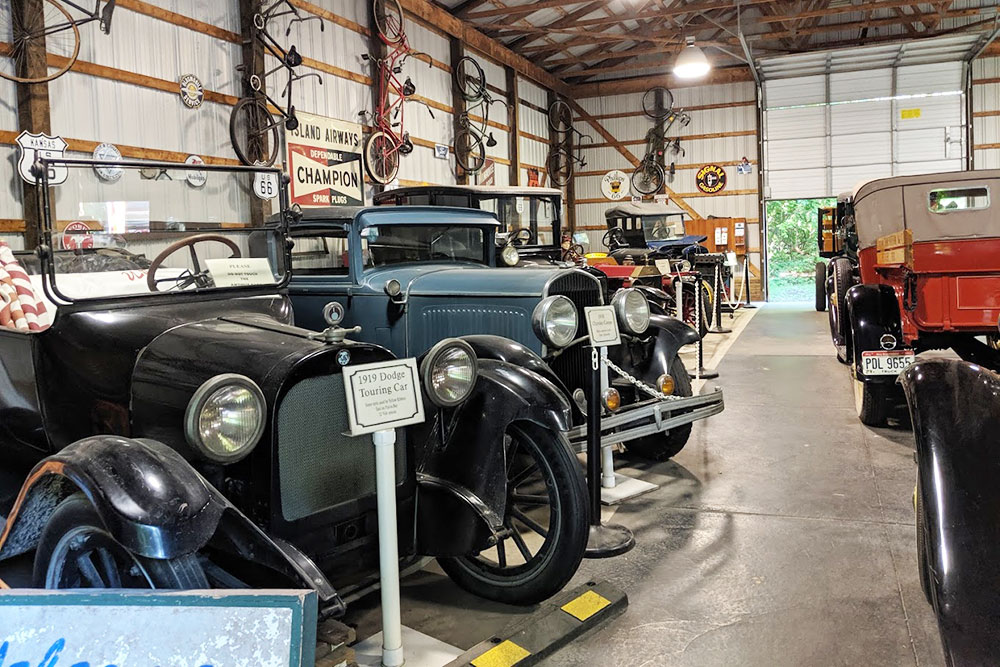 Cars In The Antique Car Museum