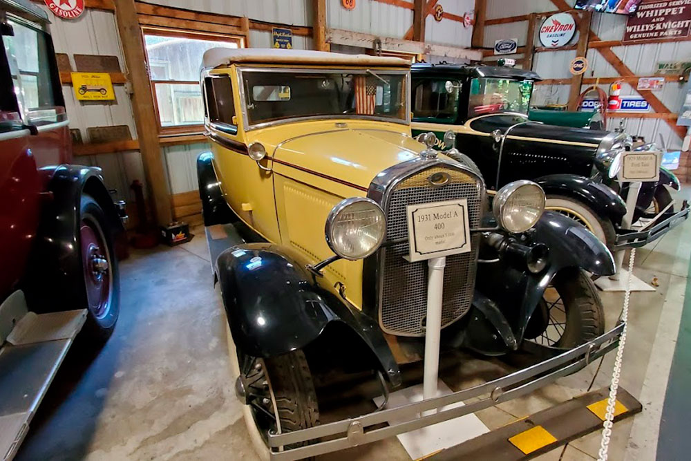Cars In The Antique Car Museum